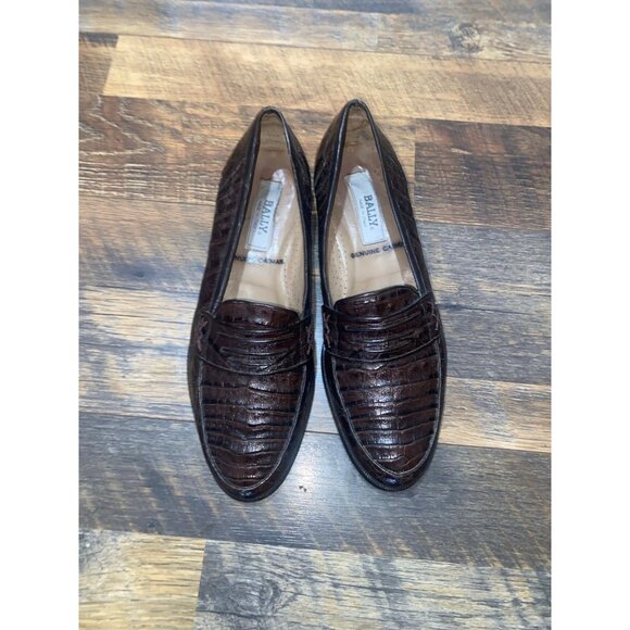 Bally Genuine‎ Caiman Men’s Loafers - Picture 1 of 5